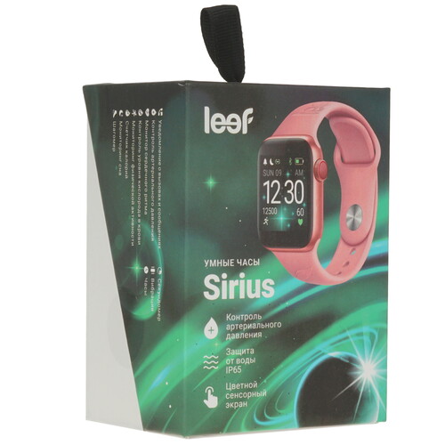 Купить Смарт-часы Leef Sirius  5018740. Характеристики, отзывы и цены в Донецке