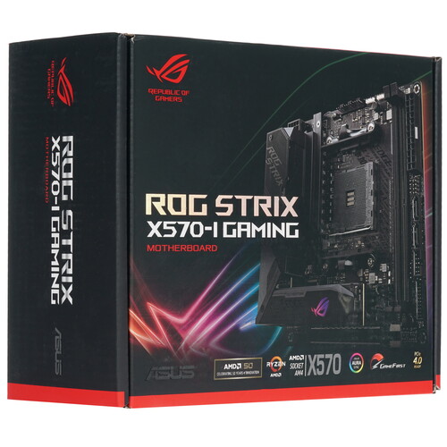 Купить Материнская плата ASUS ROG STRIX X570-I GAMING  1614800. Характеристики, отзывы и цены в Донецке