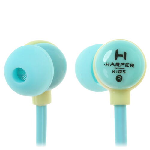 Купить Проводные наушники Harper KIDS HK-39 бирюзовый  5337575. Характеристики, отзывы и цены в Донецке