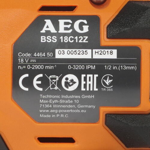 Купить Гайковерт AEG BSS 18C 12Z Li-402C PRO 18V  1084617. Характеристики, отзывы и цены в Донецке