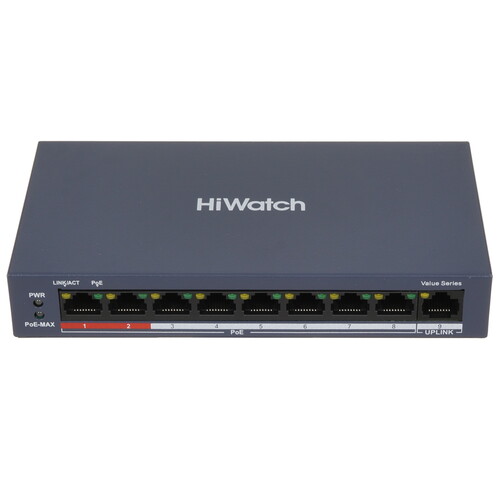 Купить Коммутатор HiWatch DS-S908P(B)  4836467. Характеристики, отзывы и цены в Донецке