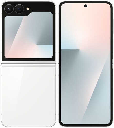 Купить 6.7" Смартфон Samsung Galaxy Z Flip7 FE 256 ГБ белый  5642646. Характеристики, отзывы и цены в Донецке