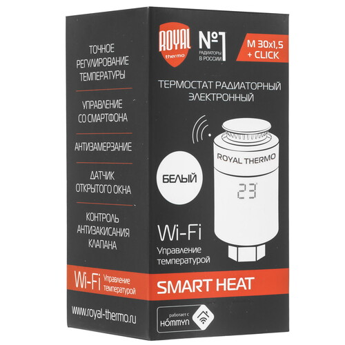 Купить Умная термостатическая головка Royal Thermo Smart Heat НС-1303165  5494033. Характеристики, отзывы и цены в Донецке