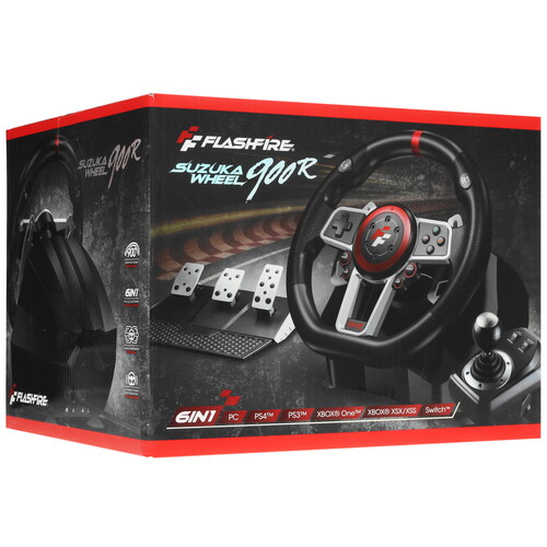 Купить Руль FlashFire Suzuka Racing Wheel ES900R черный  4884214. Характеристики, отзывы и цены в Донецке