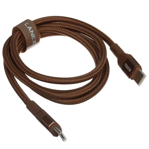 Купить Кабель круглый LANEX USB Type-C - USB 2.0 Type-A золотистый 1 м  9280484. Характеристики, отзывы и цены в Донецке