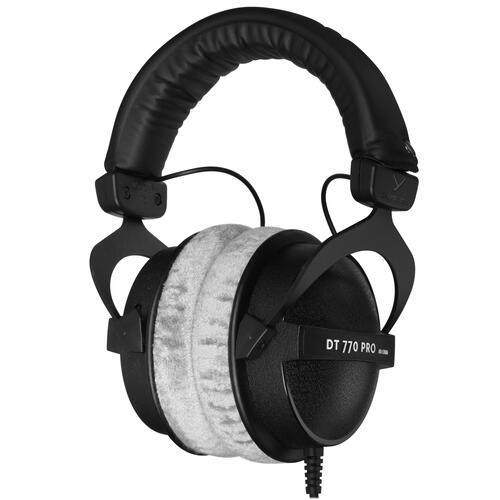 Купить Проводные наушники Beyerdynamic DT 770 PRO 80 Ohm черный  5430136. Характеристики, отзывы и цены в Донецке