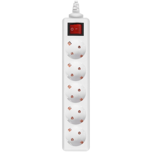 Купить Удлинитель Buro BU-PS5.1/W белый  8130981. Характеристики, отзывы и цены в Донецке