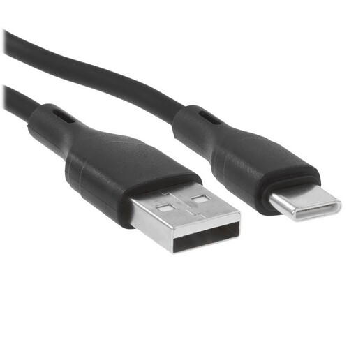 Купить Кабель круглый Borofone USB Type-C - USB 2.0 Type-A черный 1 м  9244392. Характеристики, отзывы и цены в Донецке