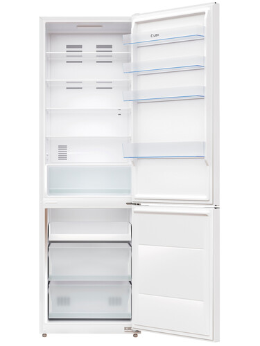 Купить Холодильник с морозильником   LEX LKB201WIDMax белый  9172545. Характеристики, отзывы и цены в Донецке