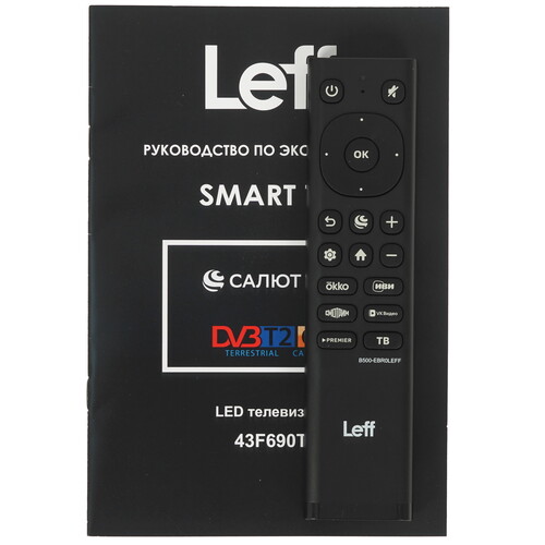 Купить 43" (108 см) Телевизор Leff 43F690T черный  9229061. Характеристики, отзывы и цены в Донецке