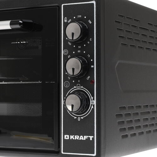 Купить Мини-печь Kraft KF-MO 3801 BL черный  8108441. Характеристики, отзывы и цены в Донецке