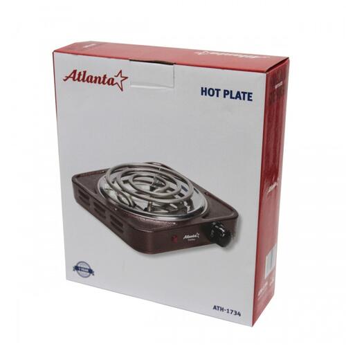 Купить Плита компактная электрическая Atlanta ATH-1734 коричневый  5312360. Характеристики, отзывы и цены в Донецке
