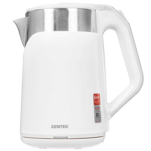 Купить Электрочайник Centek CT-0023 белый  8188739. Характеристики, отзывы и цены в Донецке