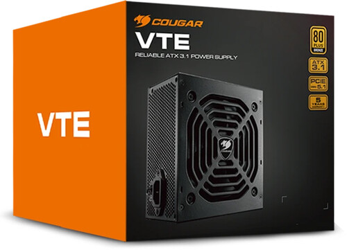 Купить Блок питания Cougar VTE 650  5454636. Характеристики, отзывы и цены в Донецке