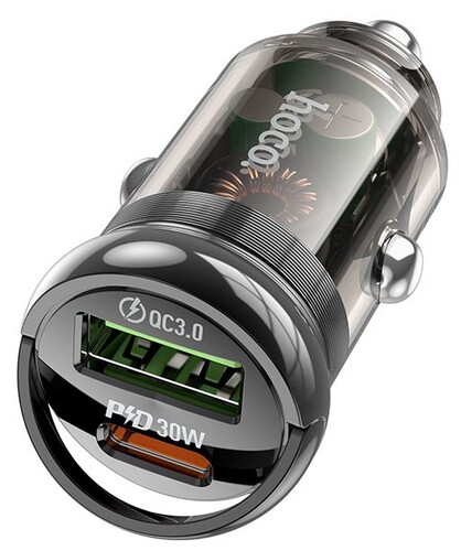 Купить Автомобильное ЗУ Hoco Z53A черный  9308430. Характеристики, отзывы и цены в Донецке