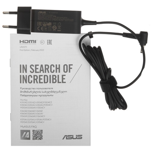 Купить 15.6" Ноутбук ASUS VivoBook 15X OLED K3504VA-MA507 черный  5455995. Характеристики, отзывы и цены в Донецке