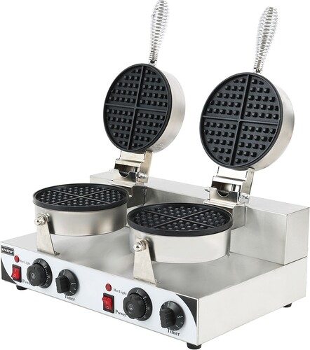 Купить Вафельница Viatto VA-WB2 серебристый  9985868. Характеристики, отзывы и цены в Донецке