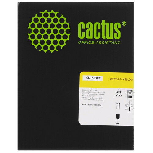Купить Картридж лазерный Cactus CS-TK5380Y желтый, с чипом  9270718. Характеристики, отзывы и цены в Донецке