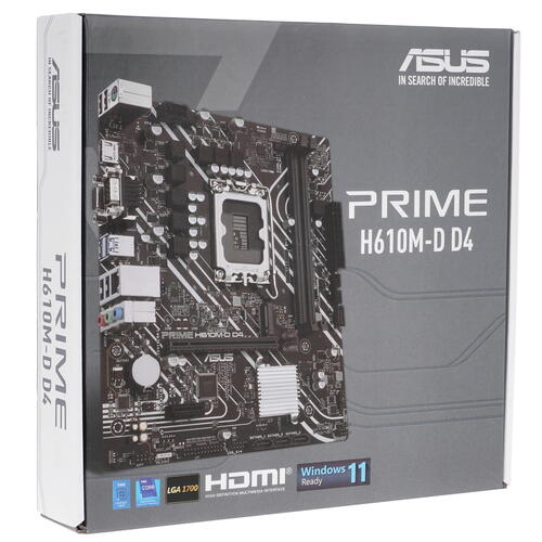 Купить Материнская плата ASUS PRIME H610M-D D4  5005660. Характеристики, отзывы и цены в Донецке