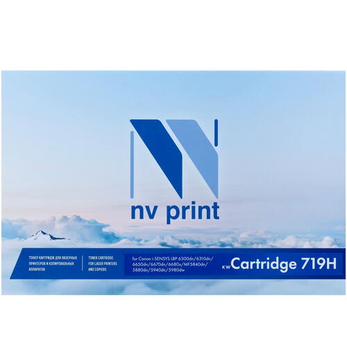 Купить Картридж лазерный NV Print 719H черный, с чипом  0186869. Характеристики, отзывы и цены в Донецке