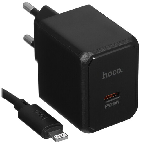 Купить Сетевое зарядное устройство Hoco CS15A черный  5474762. Характеристики, отзывы и цены в Донецке