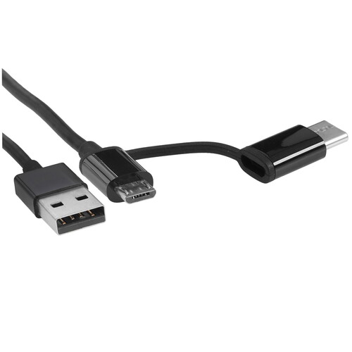 Купить Кабель круглый ZMI micro USB, USB Type-C - USB 2.0 Type-A черный 1 м  9282829. Характеристики, отзывы и цены в Донецке