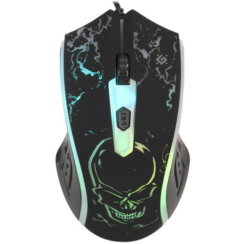 Купить Мышь проводная Defender Overmatch GM-069 [52069] черный  4711734. Характеристики, отзывы и цены в Донецке