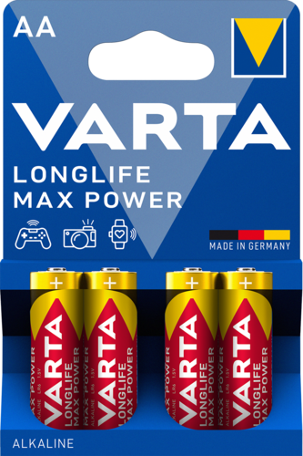 Купить Батарейка Varta Longlife Power Max AA (LR6/ER14505/FR6/R6P)  5334306. Характеристики, отзывы и цены в Донецке