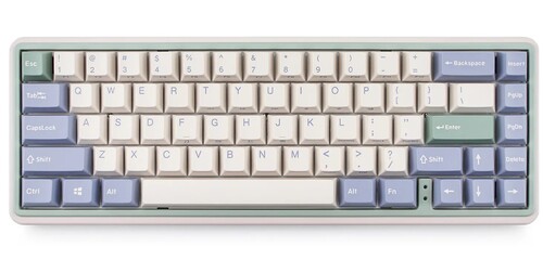 Купить Клавиатура проводная + беспроводная Varmilo VXT67 Eucalyptus  5486642. Характеристики, отзывы и цены в Донецке