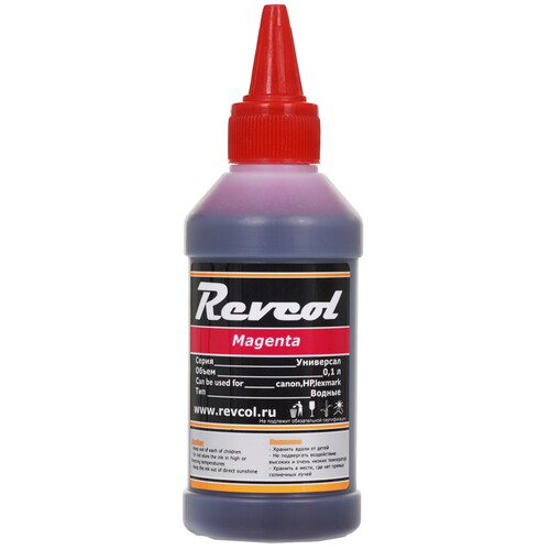 Купить Чернила водорастворимые Revcol R-HCL-0.1-MD пурпурный  9156474. Характеристики, отзывы и цены в Донецке
