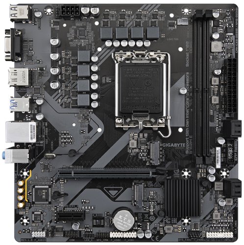 Купить Материнская плата GIGABYTE B760M E  5630824. Характеристики, отзывы и цены в Донецке