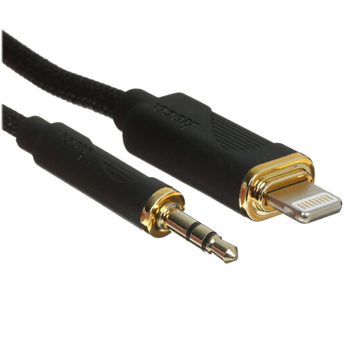 Купить Кабель   Hoco Lightning - jack 3.5 мм черный  5635267. Характеристики, отзывы и цены в Донецке