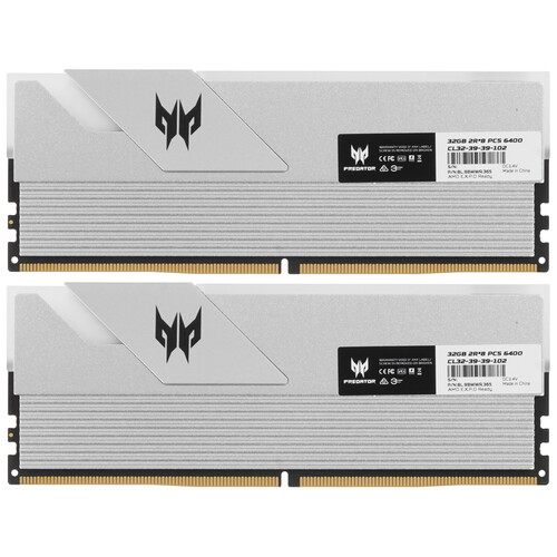 Купить Оперативная память Acer Predator Vesta II RGB [BL.9BWWR.365] 64 ГБ  9074074. Характеристики, отзывы и цены в Донецке