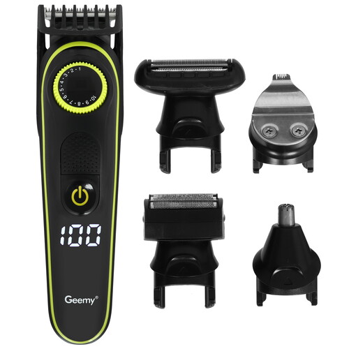 Купить Машинка для стрижки Geemy GM-6171 черный/желтый  5492178. Характеристики, отзывы и цены в Донецке