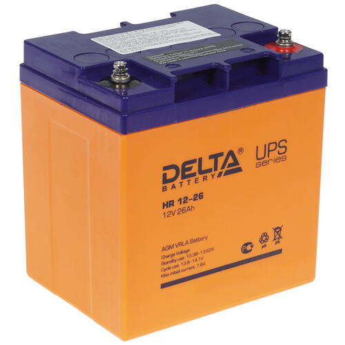 Купить Аккумуляторная батарея для ИБП Delta HR 12-26  1184932. Характеристики, отзывы и цены в Донецке