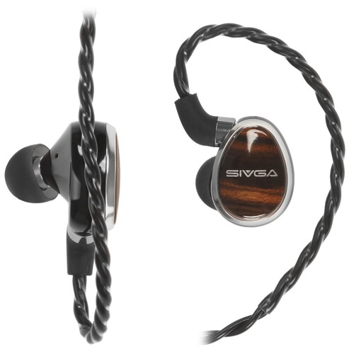 Купить Проводные наушники SIVGA NIGHTINGALE черный  9093341. Характеристики, отзывы и цены в Донецке
