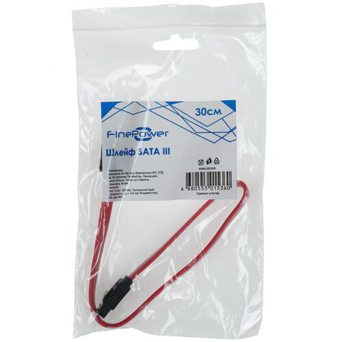 Купить Кабель для накопителя FinePower SSML26030R  1168346. Характеристики, отзывы и цены в Донецке