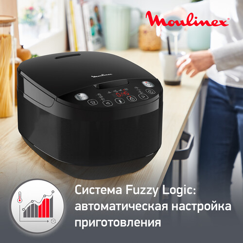 Купить Мультиварка Moulinex Simply cook MK622832 черный  5496110. Характеристики, отзывы и цены в Донецке