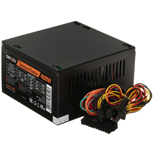 Купить Блок питания GiNZZU SA400 [17483] черный  5356255. Характеристики, отзывы и цены в Донецке