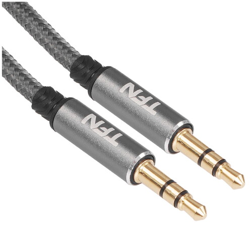 Купить Кабель   TFN jack 3.5 мм - jack 3.5 мм серый  9282226. Характеристики, отзывы и цены в Донецке