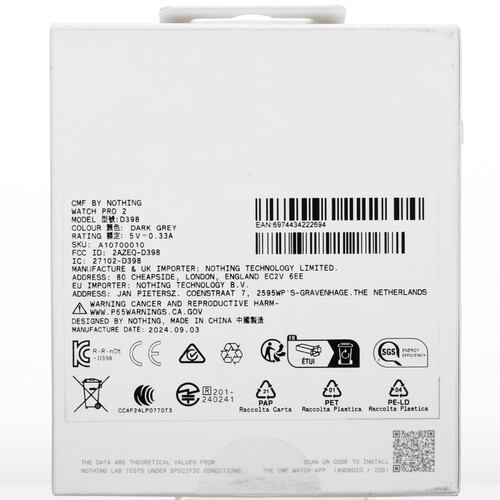 Купить Смарт-часы CMF by Nothing Watch Pro 2  5472389. Характеристики, отзывы и цены в Донецке