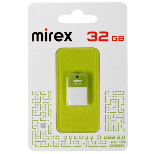 Купить Память USB Flash 32 ГБ Mirex ARTON [13600-FMUAGR32]  5454756. Характеристики, отзывы и цены в Донецке