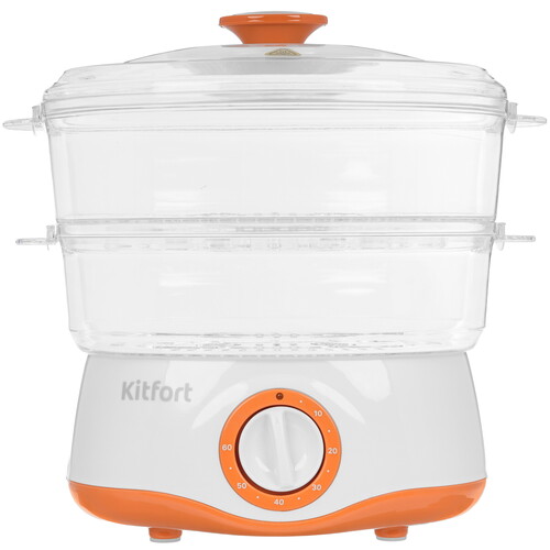 Купить Пароварка Kitfort KT-6452 белый  9180264. Характеристики, отзывы и цены в Донецке