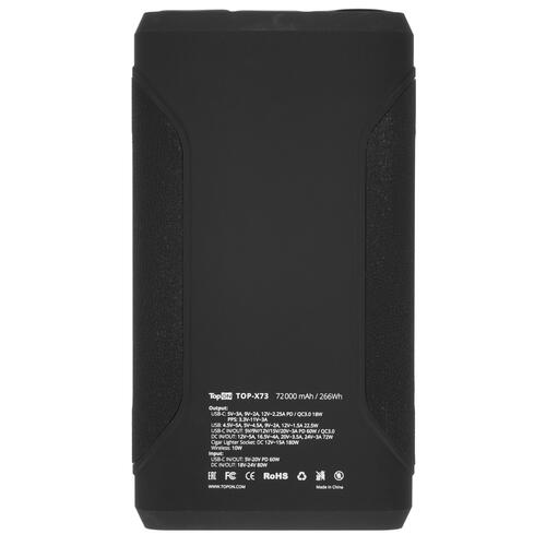 Купить Портативная зарядная станция TopON TOP-X73 черный  5055166. Характеристики, отзывы и цены в Донецке