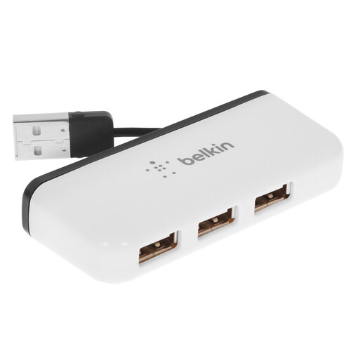 Купить USB-разветвитель Belkin Travel Hub F4U021bt  5333173. Характеристики, отзывы и цены в Донецке