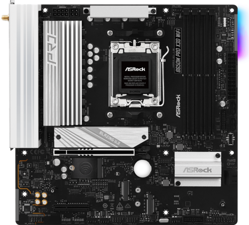 Купить Материнская плата ASRock B650M Pro X3D WiFi  5637078. Характеристики, отзывы и цены в Донецке