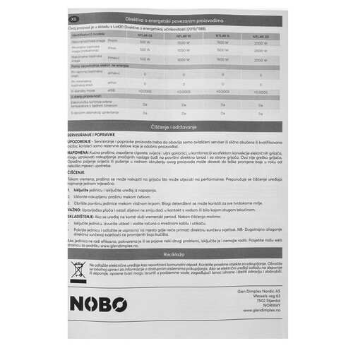 Купить Конвектор Nobo Oslo NTL4R 10 WiFi  9301157. Характеристики, отзывы и цены в Донецке