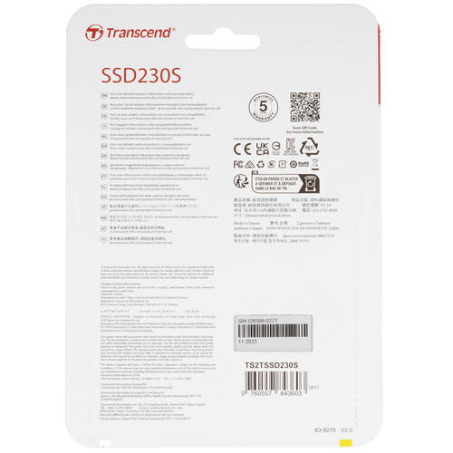 Купить 2000 ГБ 2.5" SATA накопитель Transcend SSD230S [TS2TSSD230S]  9934270. Характеристики, отзывы и цены в Донецке