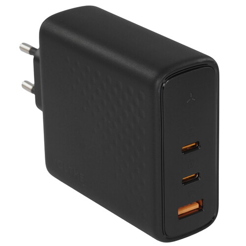 Купить Сетевое зарядное устройство VOLTME Revo 140 черный  9210987. Характеристики, отзывы и цены в Донецке