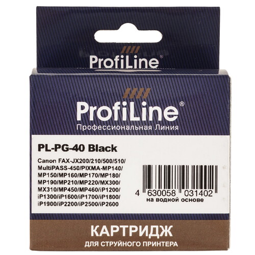 Купить Картридж ProfiLine PL-PG-40 черный  9129104. Характеристики, отзывы и цены в Донецке